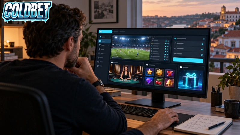 Experiência de utilizador na ColdBet Portugal numa visão geral da plataforma